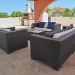 וילה Wealthystays 3br Terrace Bbq With Pool *